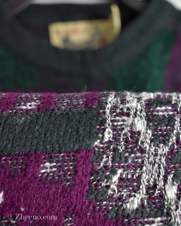 بافت وینتیج چندرنگ طرح دار Boniour