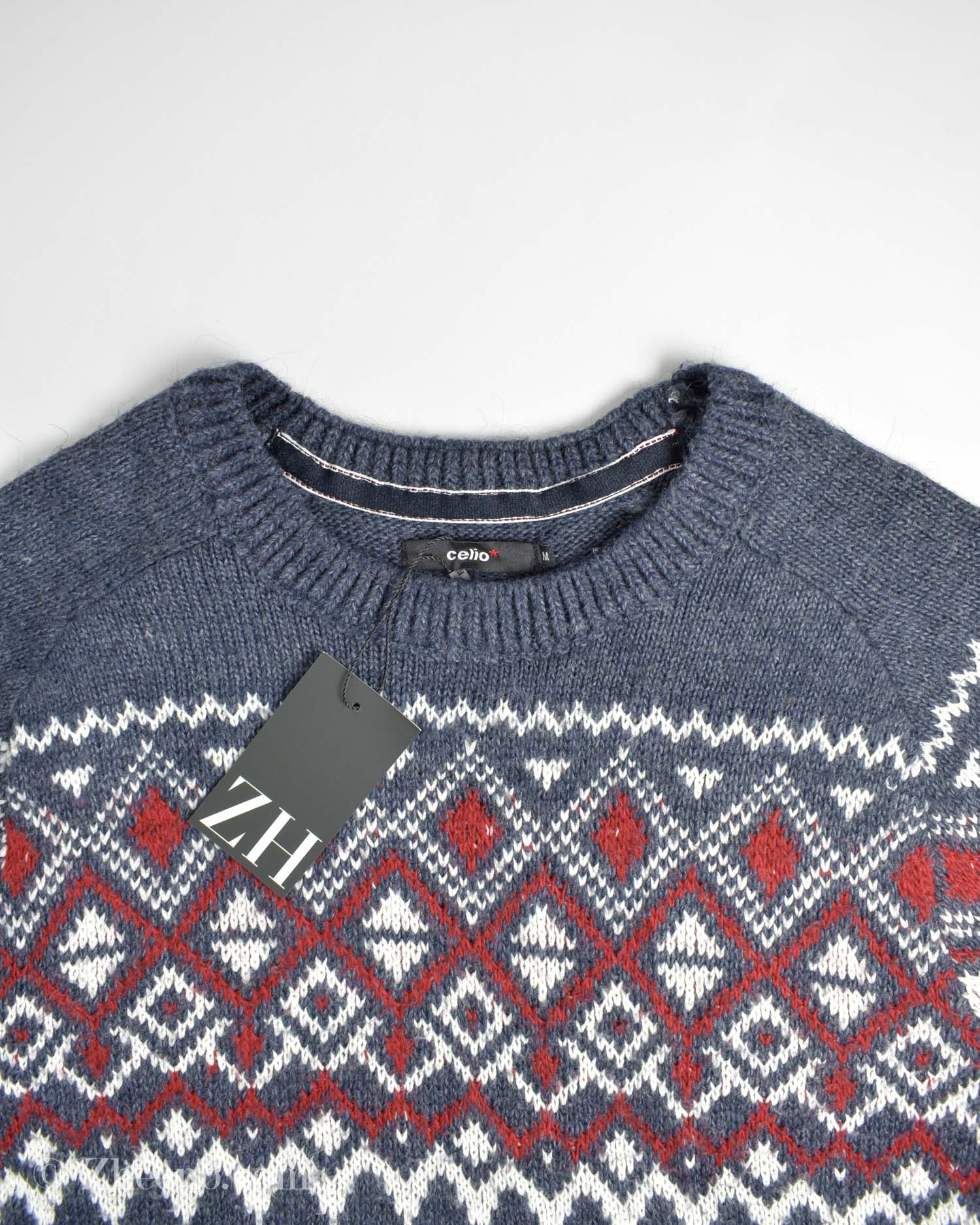 17625265243567834 بافت وینتیج نیلی متالیک Celio