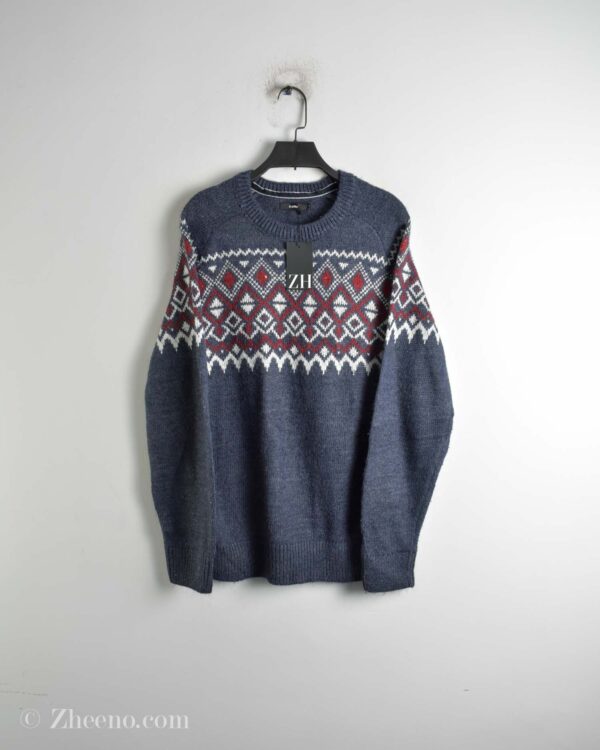 بافت وینتیج نیلی متالیک Celio