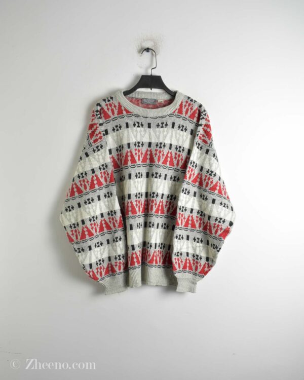 بافت وینتیج چند رنگ طرح دار Banner