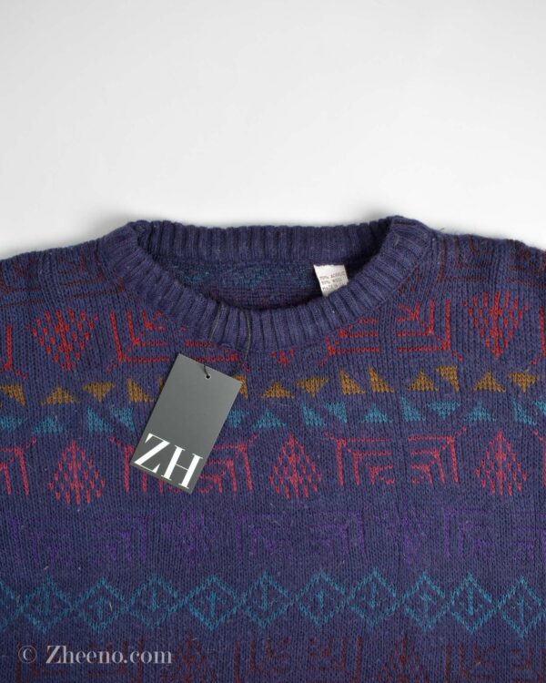 بافت وینتیج بنفش طرح دار