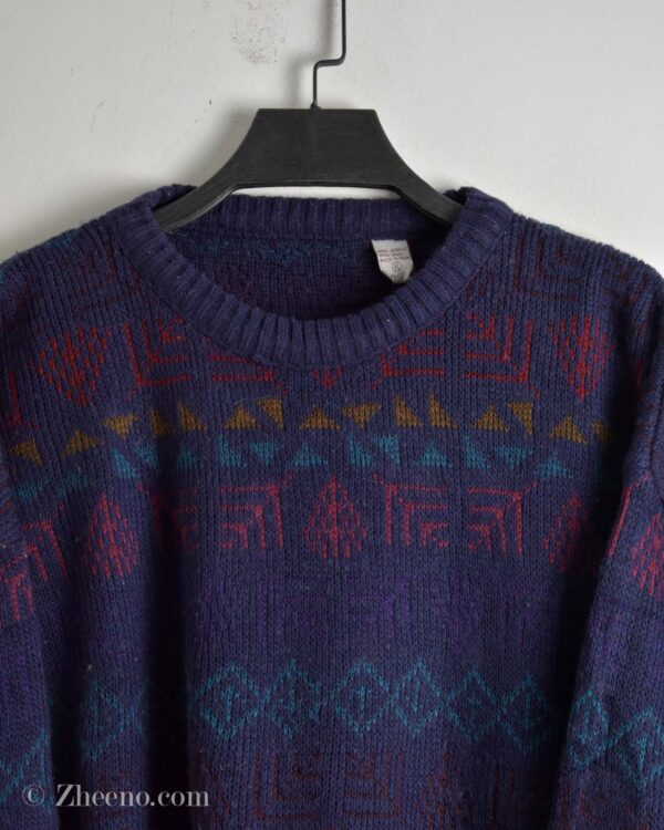 بافت وینتیج بنفش طرح دار