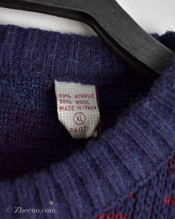 بافت وینتیج بنفش طرح دار