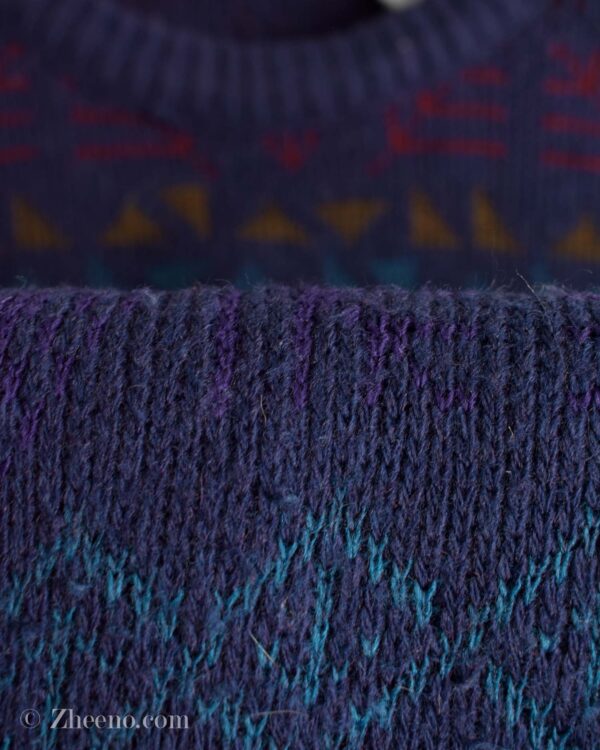 بافت وینتیج بنفش طرح دار