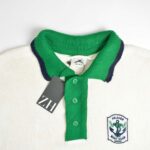 بافت وینتیج سه دکمه یقه دار Flamer