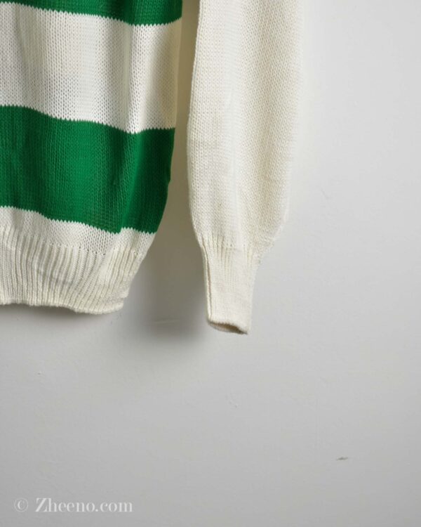 بافت وینتیج سه دکمه یقه دار Flamer