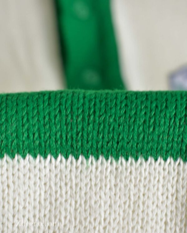 بافت وینتیج سه دکمه یقه دار Flamer