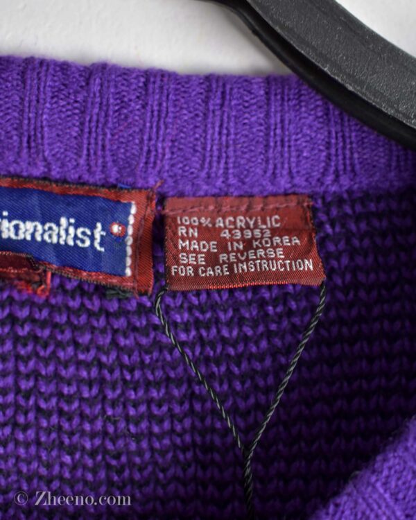 بافت وینتیج بنفش Traditionalist