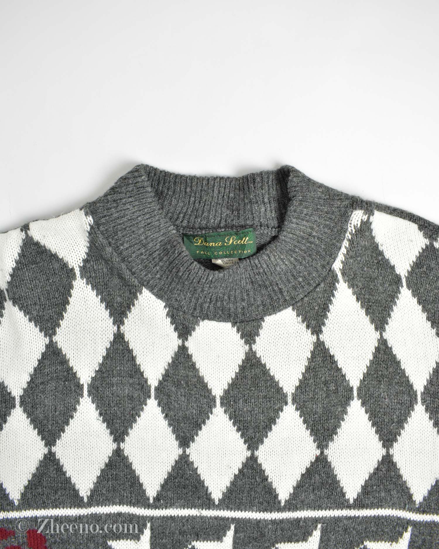 17625265429663124 بافت وینتیج طوسی طرح دار Dama Fcott