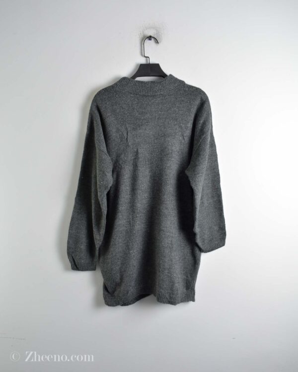 بافت وینتیج طوسی طرح دار Dama Fcott