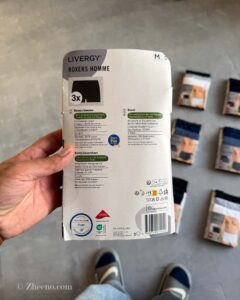 پک سه عددی شورت مشکی ساده Livergy