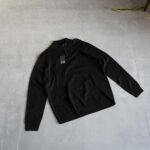 نیم زیپ بافت مشکی ساده Livergy