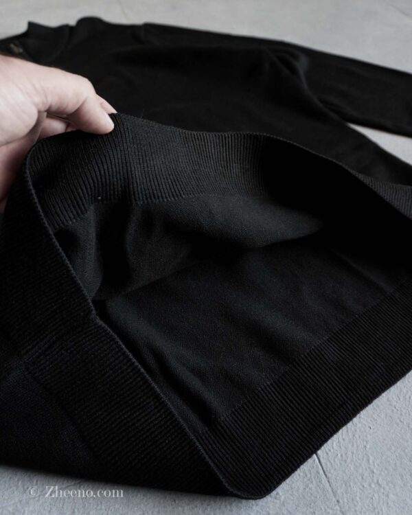 نیم زیپ بافت مشکی ساده Livergy