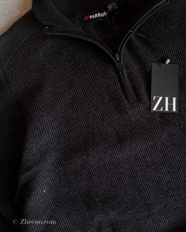 نیم زیپ بافت نوک مدادی Parkside