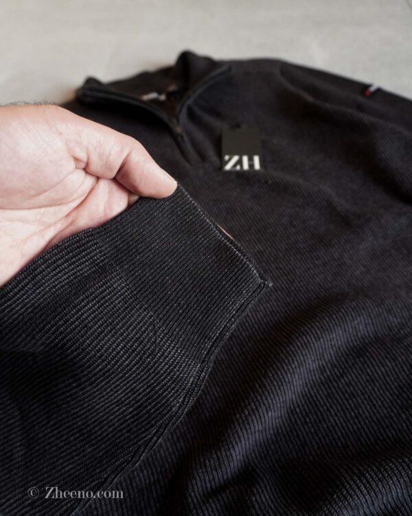 نیم زیپ بافت نوک مدادی Parkside