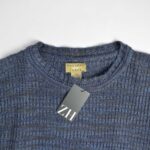 بافت وینتیج آبی تیره Natural issue