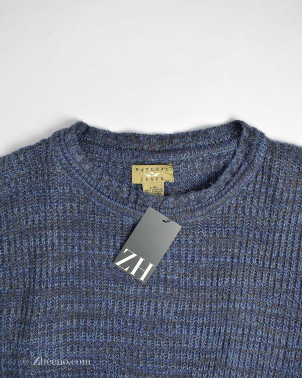 بافت وینتیج آبی تیره Natural issue