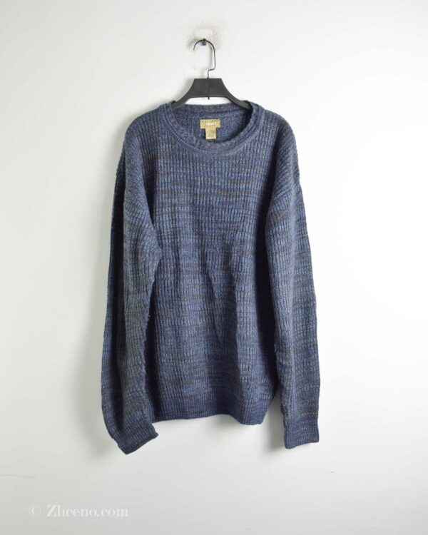 بافت وینتیج آبی تیره Natural issue