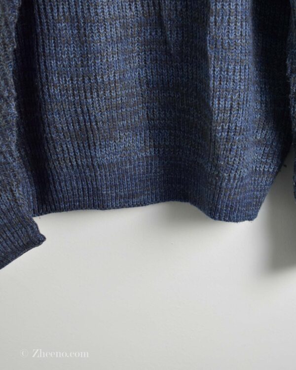 بافت وینتیج آبی تیره Natural issue