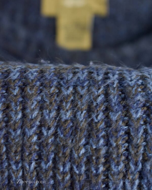 بافت وینتیج آبی تیره Natural issue