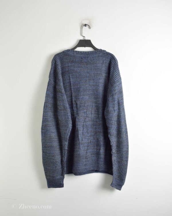 بافت وینتیج آبی تیره Natural issue