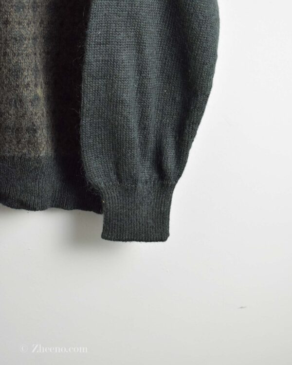 بافت وینتیج سبز طرح دار Scipione