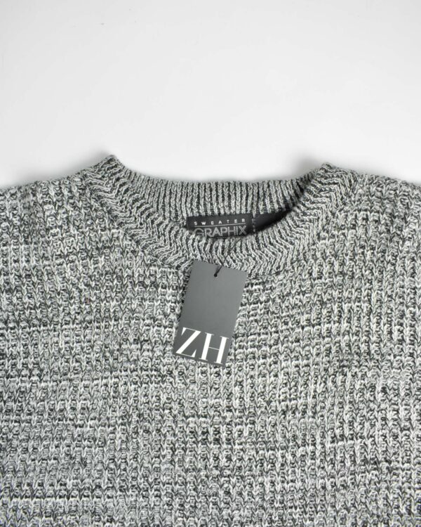 بافت وینتیج طوسی مشکی Graphix