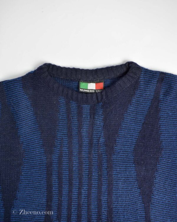 بافت وینتیج سرمه ای Numero uno