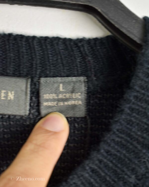 بافت وینتیج مشکی Van Heusen