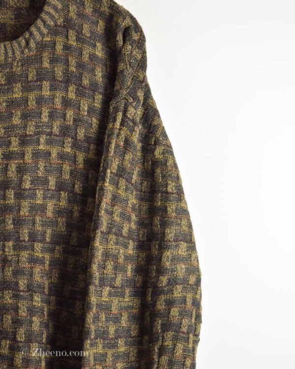 بافت وینتیج قهوه ای Munsingwear