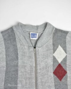 سویشرت بافت وینتیج طرح دار Premier Man