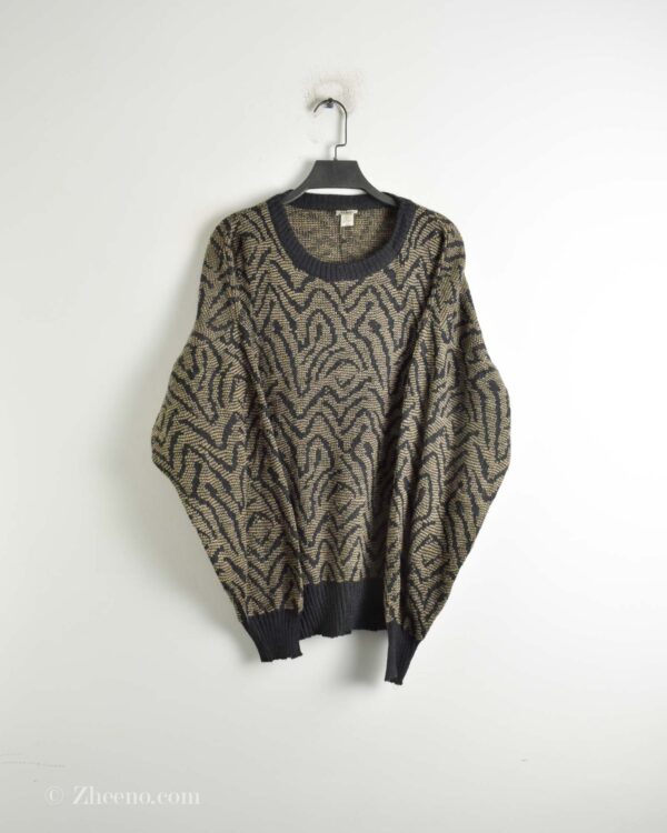 بافت وینتیج قهوه ای مشکی Fifth