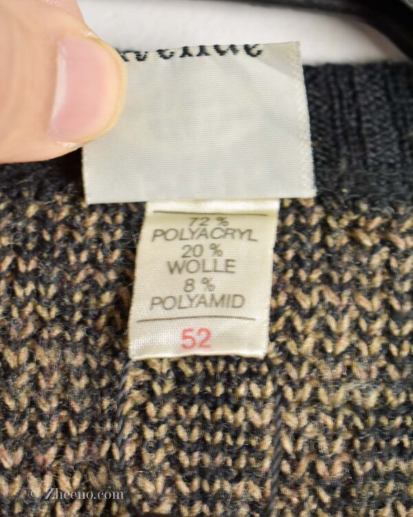 بافت وینتیج قهوه ای مشکی Fifth