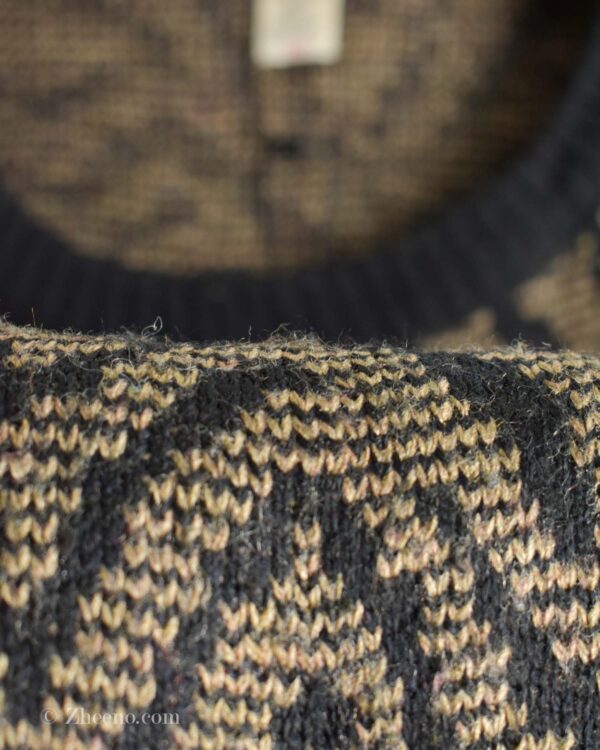 بافت وینتیج قهوه ای مشکی Fifth