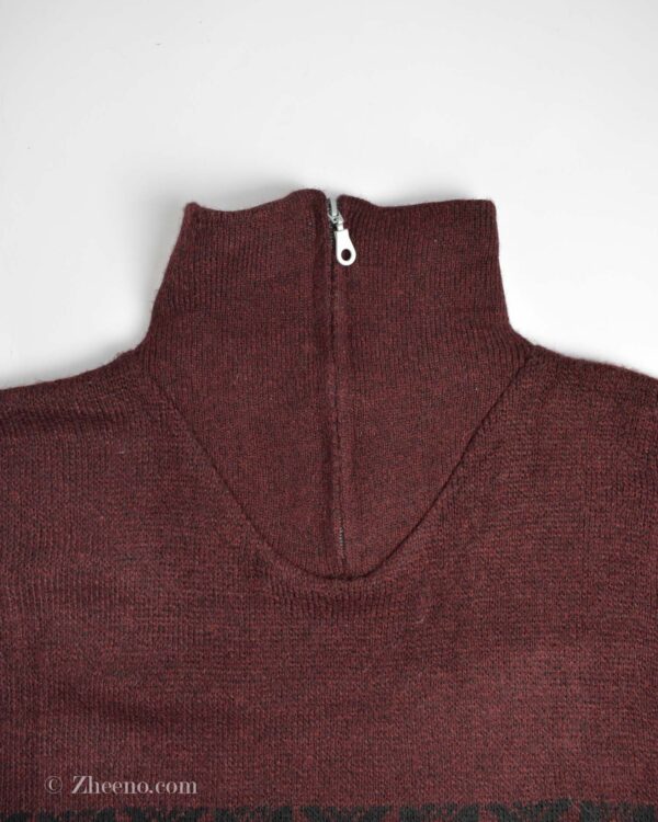 نیم زیپ وینیتیج دورنگ T