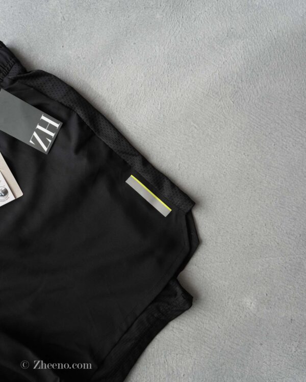 شلوارک دولایه مشکی Crivit