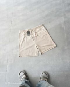 شلوارک کرم ساده Livergy