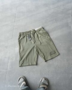 شلوارک ساده سبز دریایی تیره Livergy