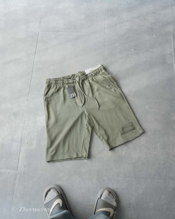 شلوارک ساده سبز دریایی تیره Livergy