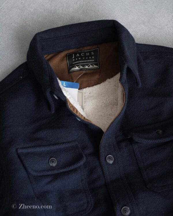 پیراهن پشمی ضخیم تو کرکی سرمه ای Jachs - Image 3