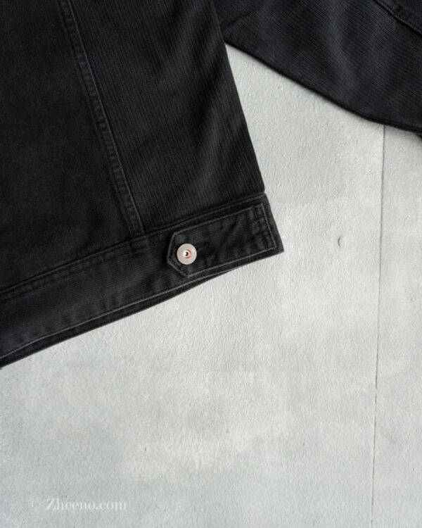 جکت جین خاکستری تیره طرح دار Jack&Jones - Image 6