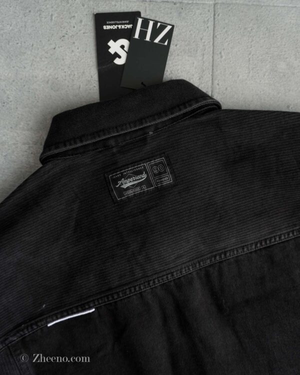 جکت جین خاکستری تیره طرح دار Jack&Jones - Image 7