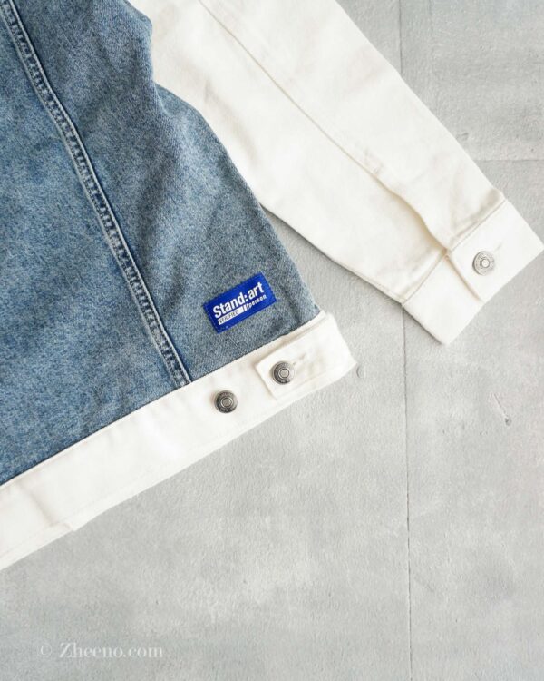 جکت جین کلاه دار دورنگ Jack&Jones - Image 6