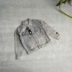 جکت جین خاکستری ساده Jack&Jones