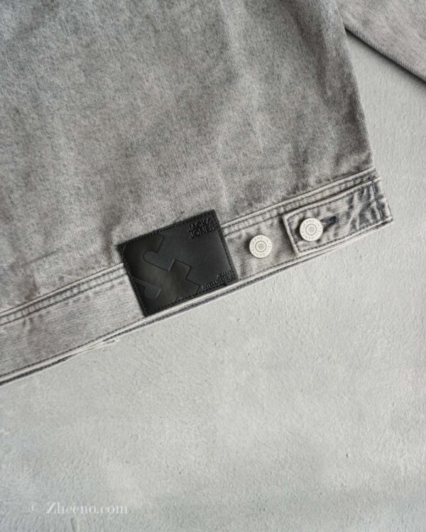 جکت جین خاکستری ساده Jack&Jones - Image 6