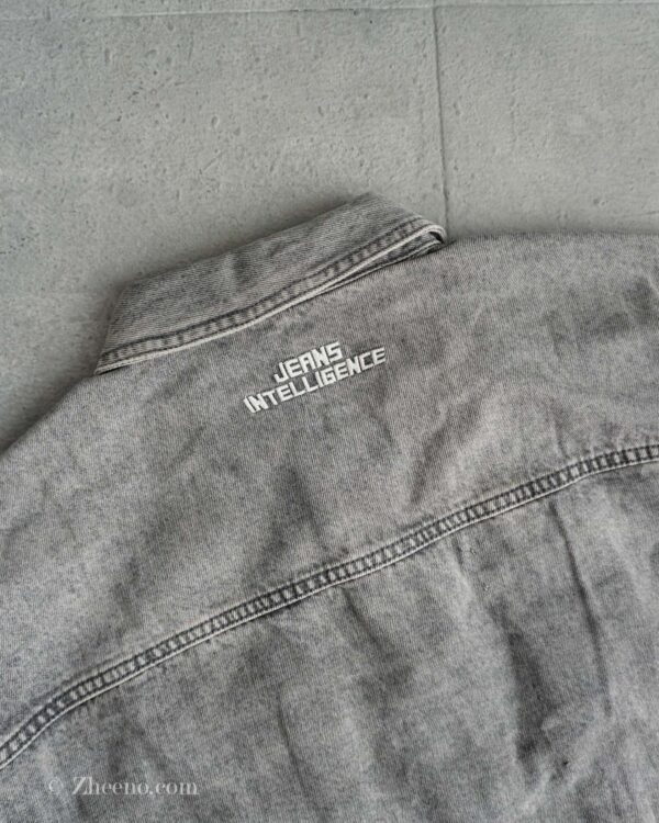 جکت جین خاکستری ساده Jack&Jones - Image 7