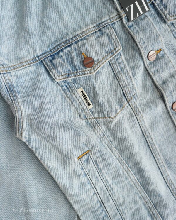 جکت جین آبی روشن Jack&Jones - Image 3