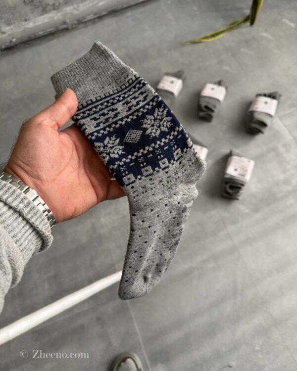 جوراب ضخیم مردانه داخل کرک استپ دار Livergy پک 2 عددی - Image 3