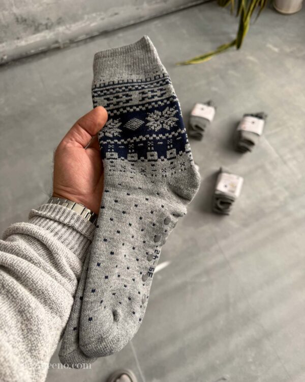 جوراب ضخیم مردانه داخل کرک استپ دار Livergy پک 2 عددی - Image 4