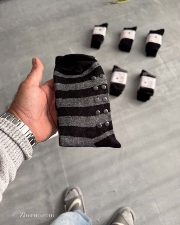 جوراب ضخیم مردانه داخل کرک استپ دار Livergy پک 2 عددی - Image 3